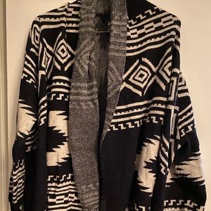 BCBGMAXAZRIA Aztec print cardigan